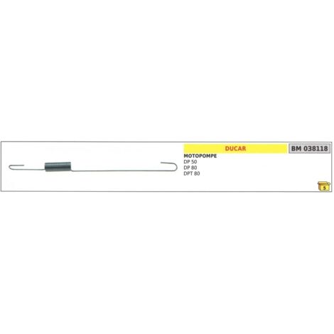 Ressort de régulateur de vitesse DUCAR pour motopompe DP 50 80 DPT 80 038118