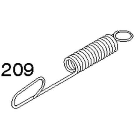 Ressort de régulation de moteur de tondeuse à gazon BRIGGS & STRATTON d'origine 698726