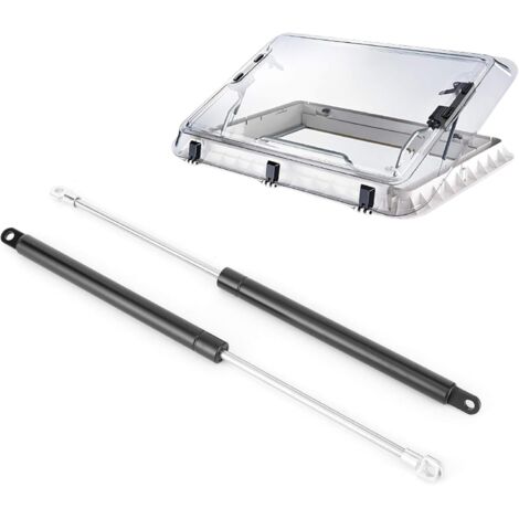 Ressort de vérins à gaz 2 pièces – Alliage d'aluminium – Compatible Seitz Dometic Heki 2 E015 – Remplacement facile pour camping-car