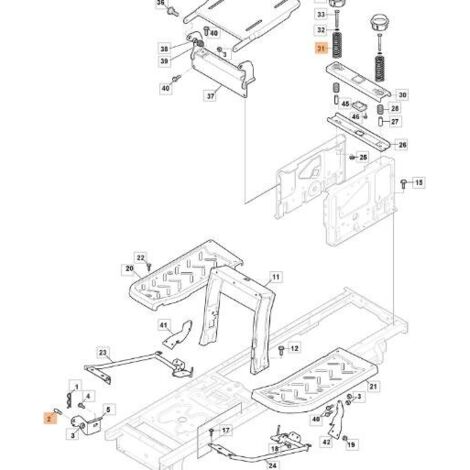 RESSORT D'ORIGINE EMAK G125430264E1ER