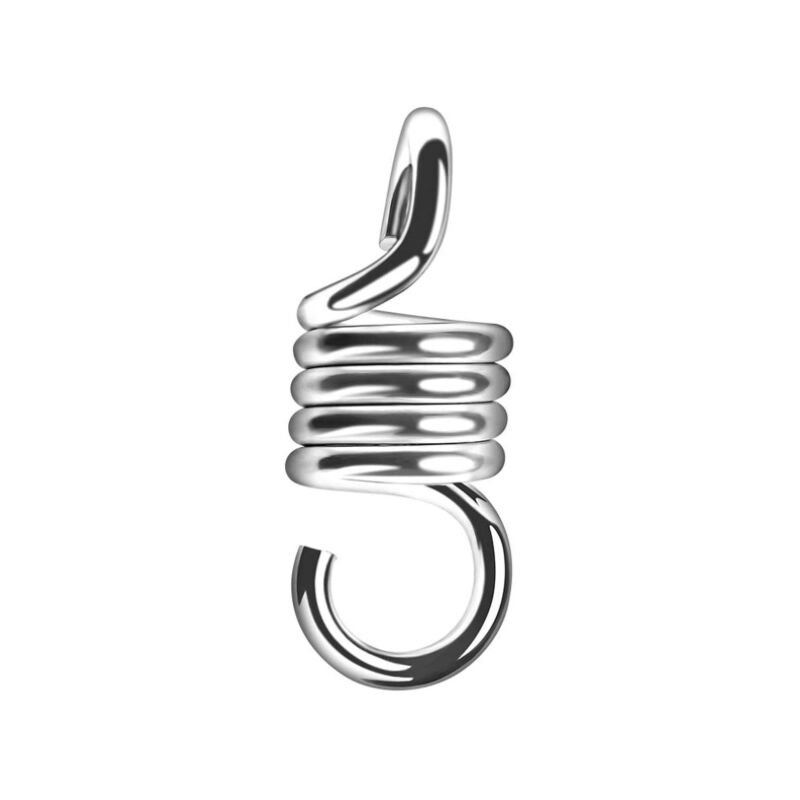 Produit shopeco.fr : Groofoo - Ressort Hamac, 1Pcs Crochet à Ressort pour Hamac Conviennent pour Accrocher des Hamacs des Chaises Suspendues des Balançoires, Ressort de