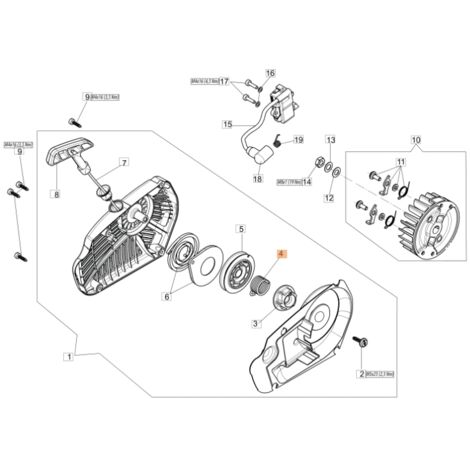 Ressort ORIGINAL OLEOMAC pour tronçonneuse GST 250 - GST 360 50290133AR