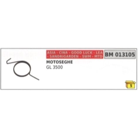 Ressort pour cavalier de démarrage compatible ASIA pour tronçonneuse GL 3500 code 013105