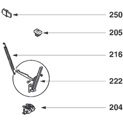Ressort repère 216