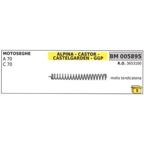 Ressort tendeur de chaîne ALPINA pour tronçonneuse A 70 C 70 005895