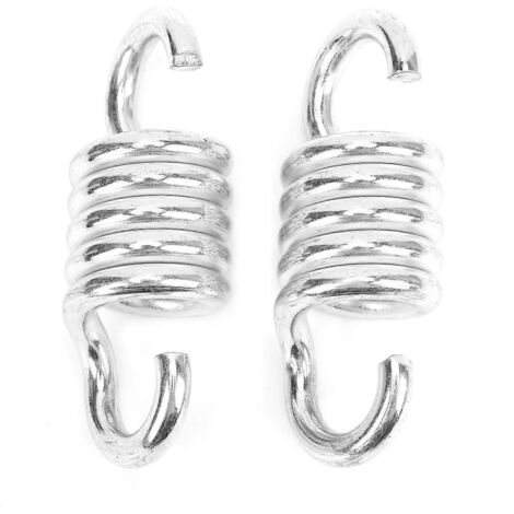 ressorts de 8 mm pour balancelle de porche suspendue, robustes, avec double crochet pivotant