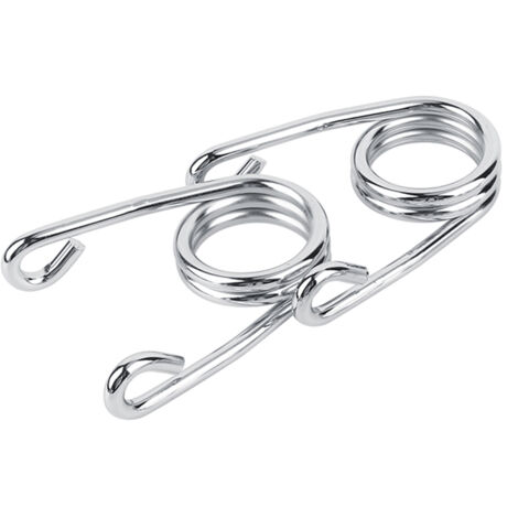 Ressorts de Selle Torsion Chrome pour Motos Chopper et Bobber