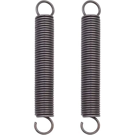 Ressorts de traction en acier inoxydable Lot de 2 ressorts double crochet 18mm Longueur 150mm Résistant à la corrosion