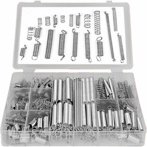 Ressorts de Traction et Compression Coffret Assortiment Ressorts - 200 Pièces