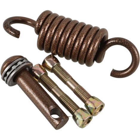Ressorts Métalliques pour Fauteuil Suspendu et Balançoire de Jardin, Kit Complet Sécurisant Rotation Pivotante, Accessoires Suspendre Extérieure Café Double Renforcé