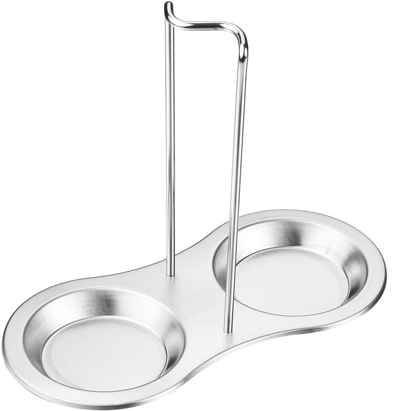 

Resto de la Cuchara de acero inoxidable y sostenedor de pote tapa de una olla rack Soporte Herramientas Utensilios de cocina Cocina de los titulares