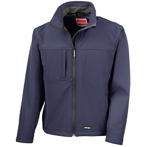 Result Giacca da lavoro classica in softshell Blu navy M