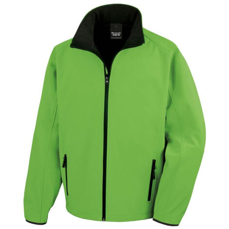 Result Giacca Softshell da uomo Core Printable Verde XL
