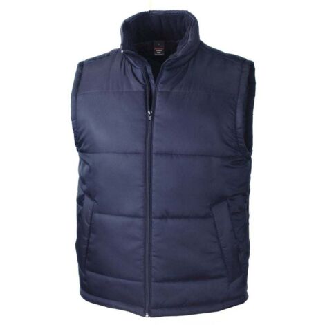 Result lavoro gilet senza maniche Blu navy S