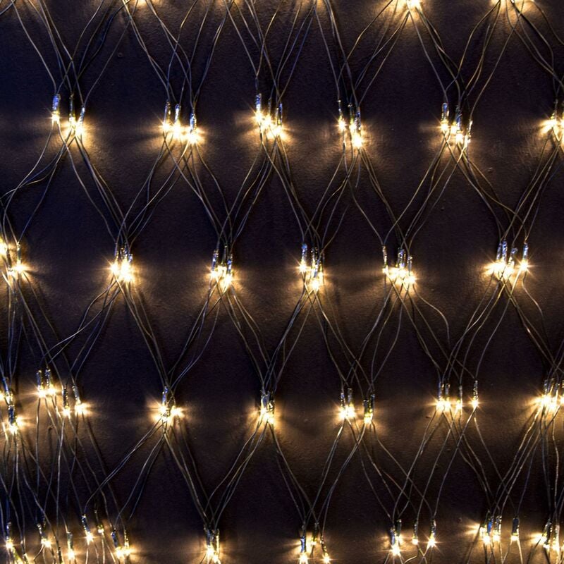 Iperbriko - Rete 400 led luce bianco caldo al