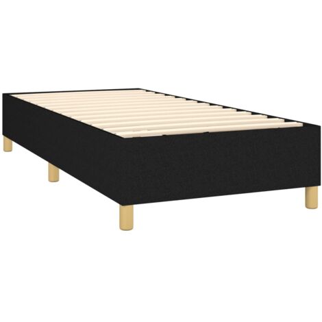 Rete a doghe su gambe giroletto 100x200 cm tessuto nero TDL0207041