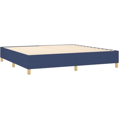 Rete a doghe su gambe giroletto 200x200 cm tessuto blu TDL0207332