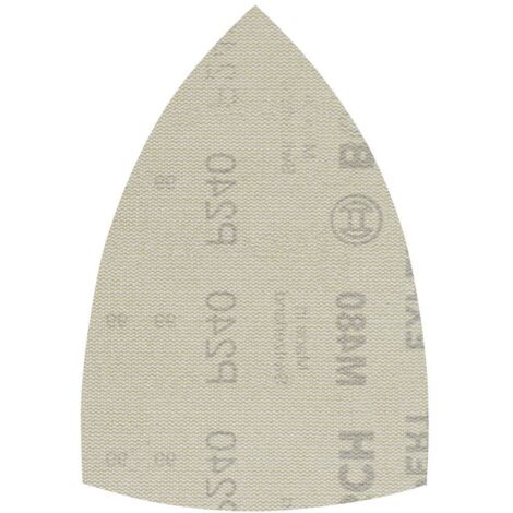 Rete abrasiva Bosch m480 aspirazione polvere controllo particelle