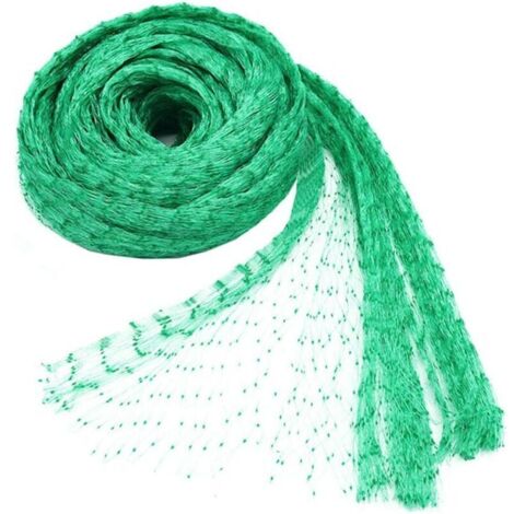 Rete anti-uccelli 10 m x 4 m, rete da giardino in nylon, protegge alberi da frutto e ortaggi dai danni.