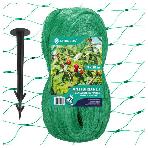 Rete anti-uccelli per alberi e arbusti 8x20m