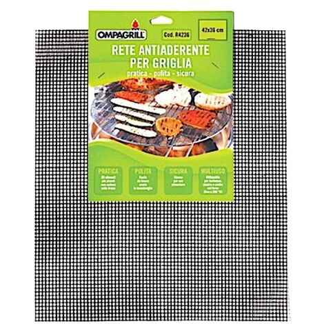 Rete antiaderente Ompagrill R4236 per griglia, piastra e forno