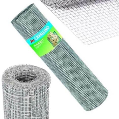 Rete Blinky Rabbit Zincata 12,7X12,7 F0,9 Mt.10 H.cm. 50
