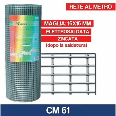 GIACOMINI RETE ELETTROSALDATA 2X1 MT MAGLIA 50X50 CM - FILO Ø 1,6