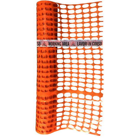 Rete delimitazione cantiere 1x50 mt