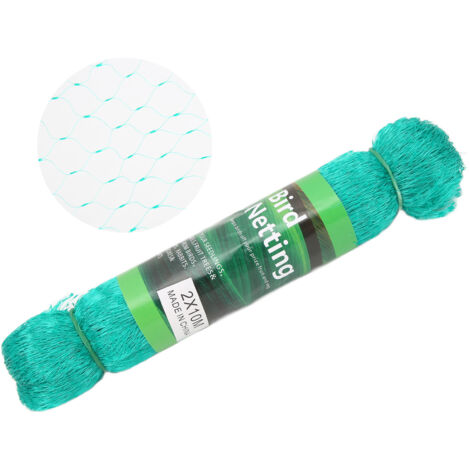 Rete di protezione anti-uccelli Rete resistente e riutilizzabile per piante da giardino contro uccelli, cervi, scoiattoli 2x10M