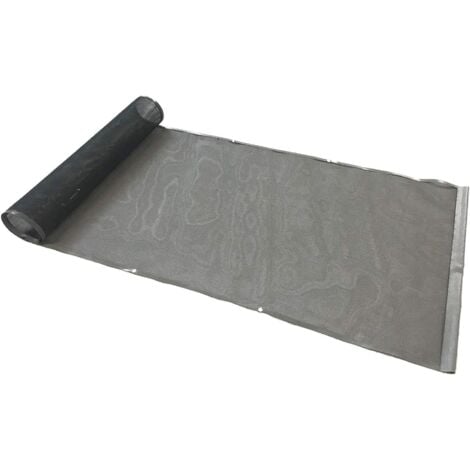 Rete di ricambio zanzariera a rullo telo con tasca prodotto su misura, "Made in Italy" Laterale -120 x 150 cm