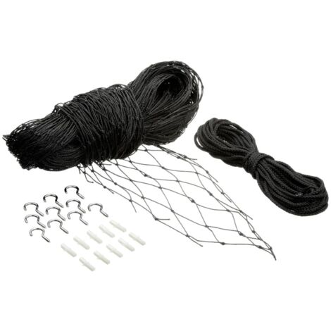 Rete di sicurezza K&F per gatti, nero 3 x 4 m 15 m