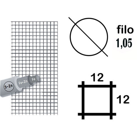 RETE ELETTROSALDATA 12 x 12 cm 80 F. 1,05 SIDEX