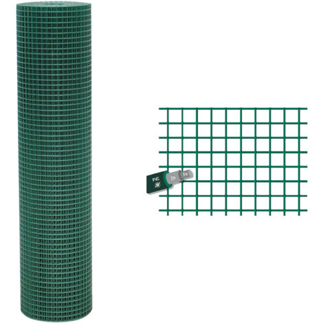 Rete elettrosaldata plastificata 100x12 mm
