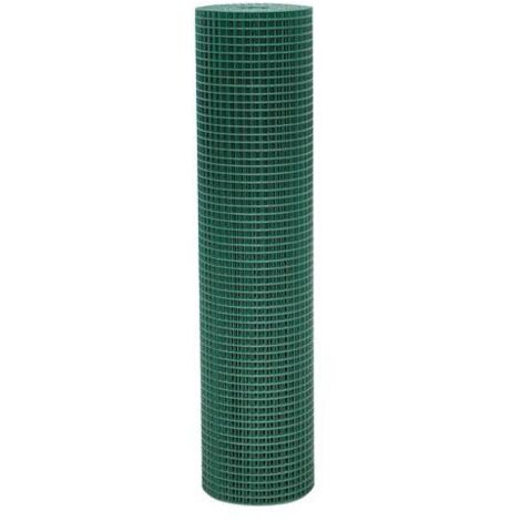 Rete Elettrosaldata Plastificata H 60 Cm -  6 X  6 Mm - F.1,0