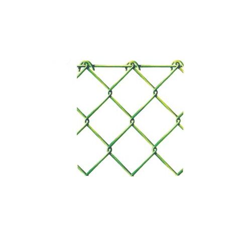 RETE GRIGLIA ZINCATA PLASTIFICATA VERDE REPLAX- maglia 50x50 filo ø mm.2,7 est. - cm.200h. - 1 rotolo CAVATORTA