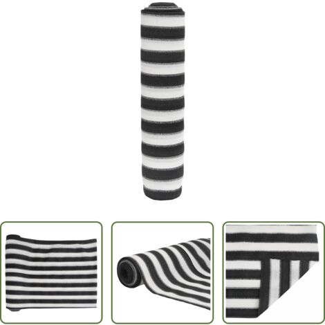Rete hdpe -  Rete per Privacy Antracite e Bianca 1,5x10 m in HDPE 150 g/m²