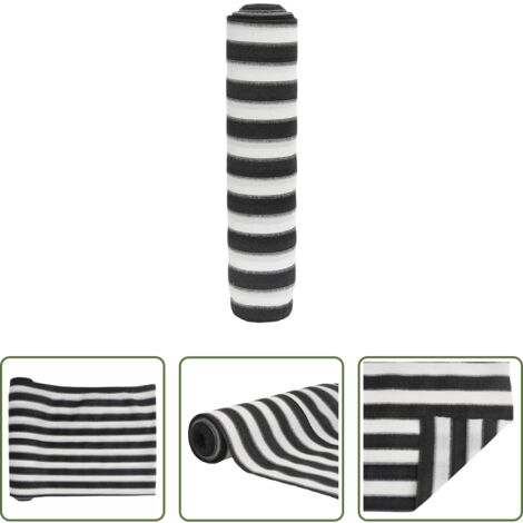 Rete hdpe -  Rete per Privacy Antracite e Bianca 1,5x25 m HDPE 75 g/m²