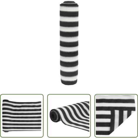 Rete hdpe -  Rete per Privacy Antracite e Bianca 1,5x50 m in HDPE 75 g/m²