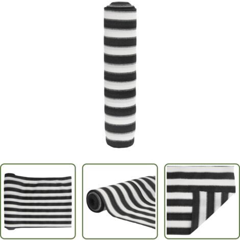 Rete hdpe -  Rete per Privacy Antracite e Bianca 1x25 m HDPE 75 g/m²