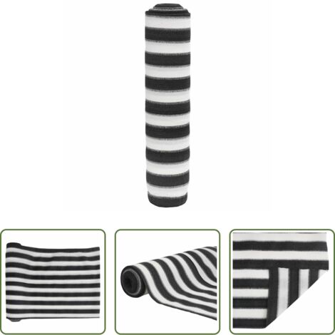 Rete hdpe -  Rete per Privacy Antracite e Bianca 2x25 m in HDPE 150 g/m²