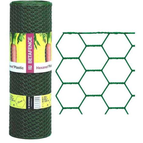 Rete in plastica Hexanet 13/1 H, lunghezza 50 metri, spessore 10 mm � Betafence