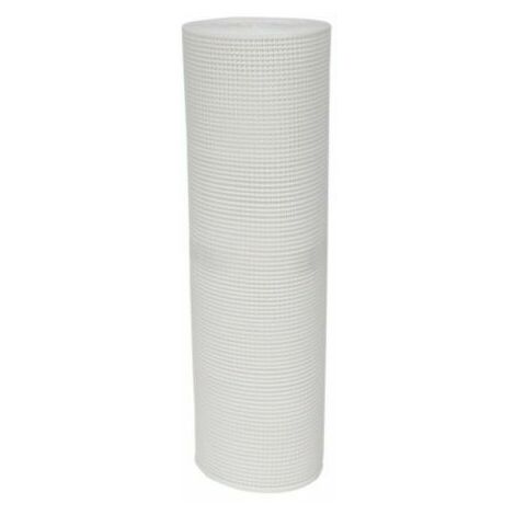 Rete In Pvc Mod. Colorado Maglia 5x5 Mm Colore Bianco 50mt H.100cm