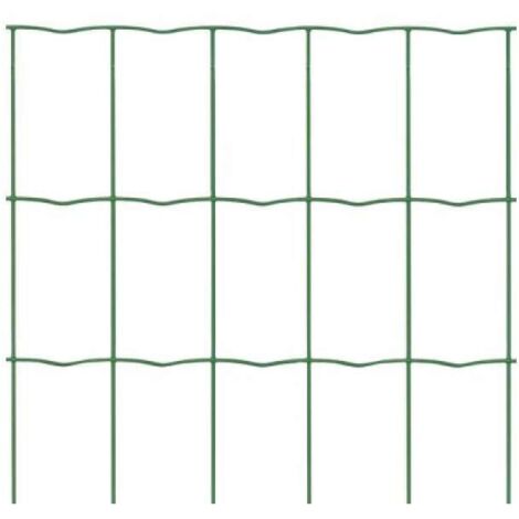 Rete metallica multiuso plastificata per recinzioni 1,25x25 metri - biacchi e.