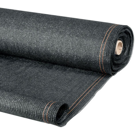 Rete ombreggiante 2x10m, telo rotolo per recinzione giardino 220g/m², grigio