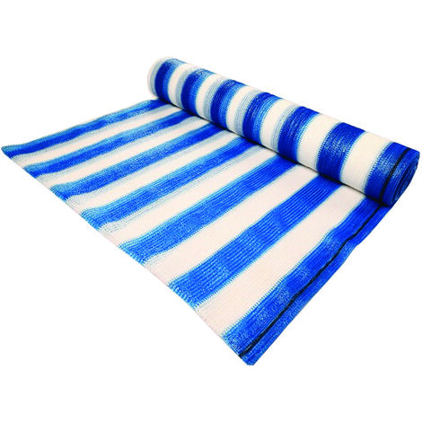 RETE OMBREGGIANTE 90% BIANCA E BLU ASOLE RINFORZATE- - mt.4h. rot. mt.50 - 1 rotolo T-REX