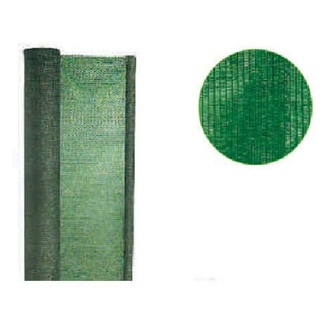 Rete telo ombreggiante verde ombra 99% frangivista frangisole oscurante H  200 cm - Rotolo 60 m