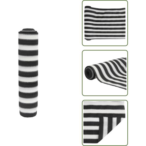 Rete per balcone - vidaXL Rete per Privacy Antracite e Bianca 1,2x25 m in HDPE 75 g/m² - Rete per giardino