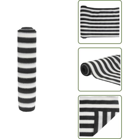 Rete per balcone - vidaXL Rete per Privacy Antracite e Bianca 1,8x10 m in HDPE 150 g/m² - Rete per giardino