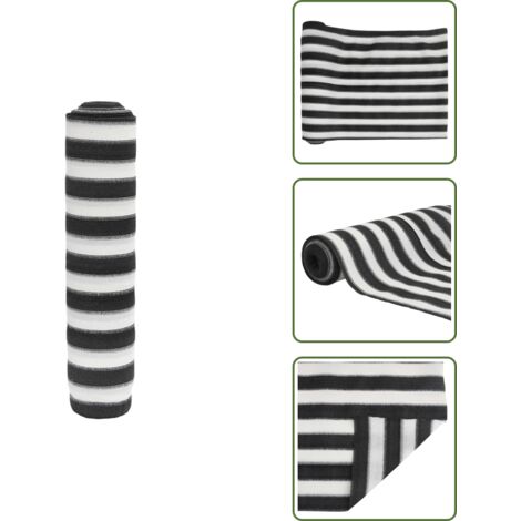 Rete per balcone - vidaXL Rete per Privacy Antracite e Bianca 1,8x50 m in HDPE 75 g/m² - Rete per giardino