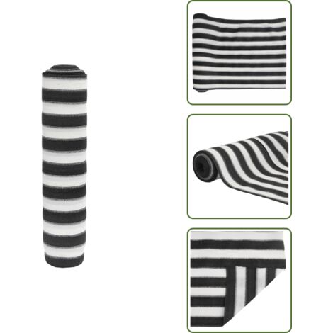 Rete per balcone - vidaXL Rete per Privacy Antracite e Bianca 2x10 m in HDPE 150 g/m² - Rete per giardino
